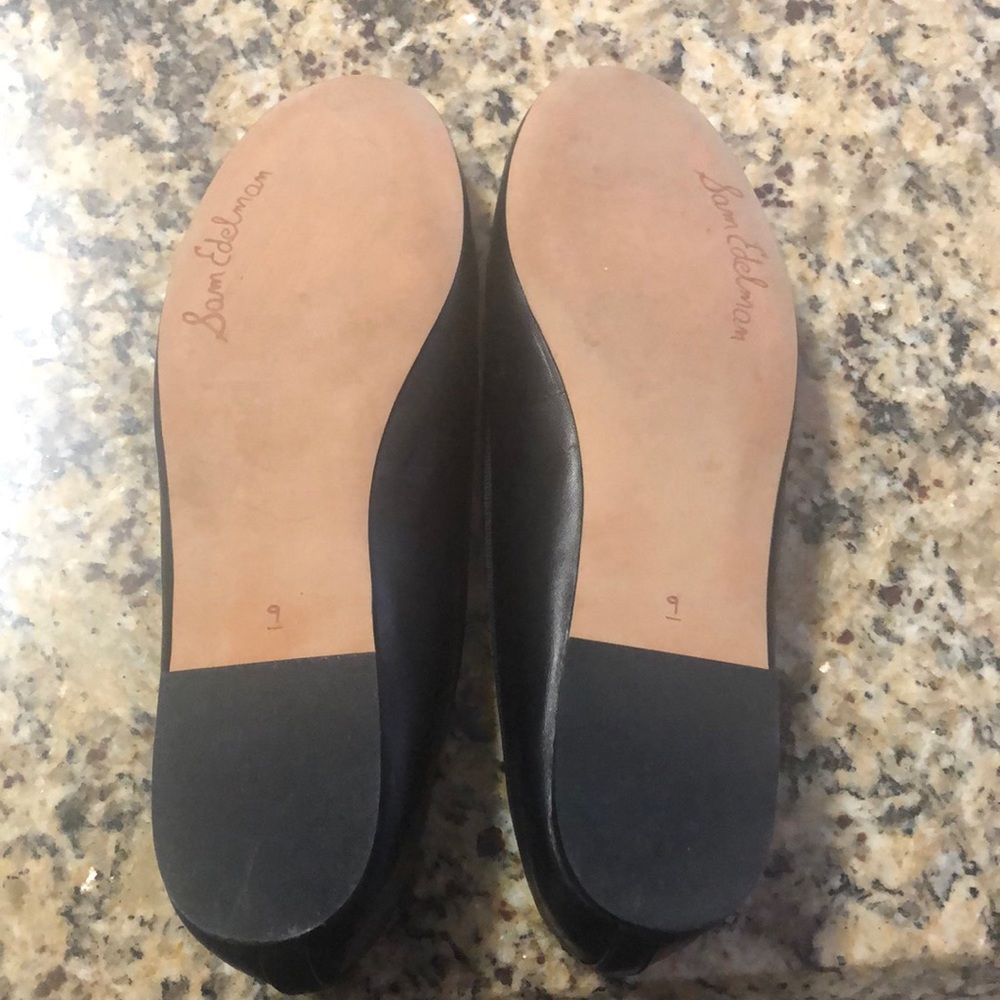 Sam Edelman black ballet flats - Picture 2 of 3